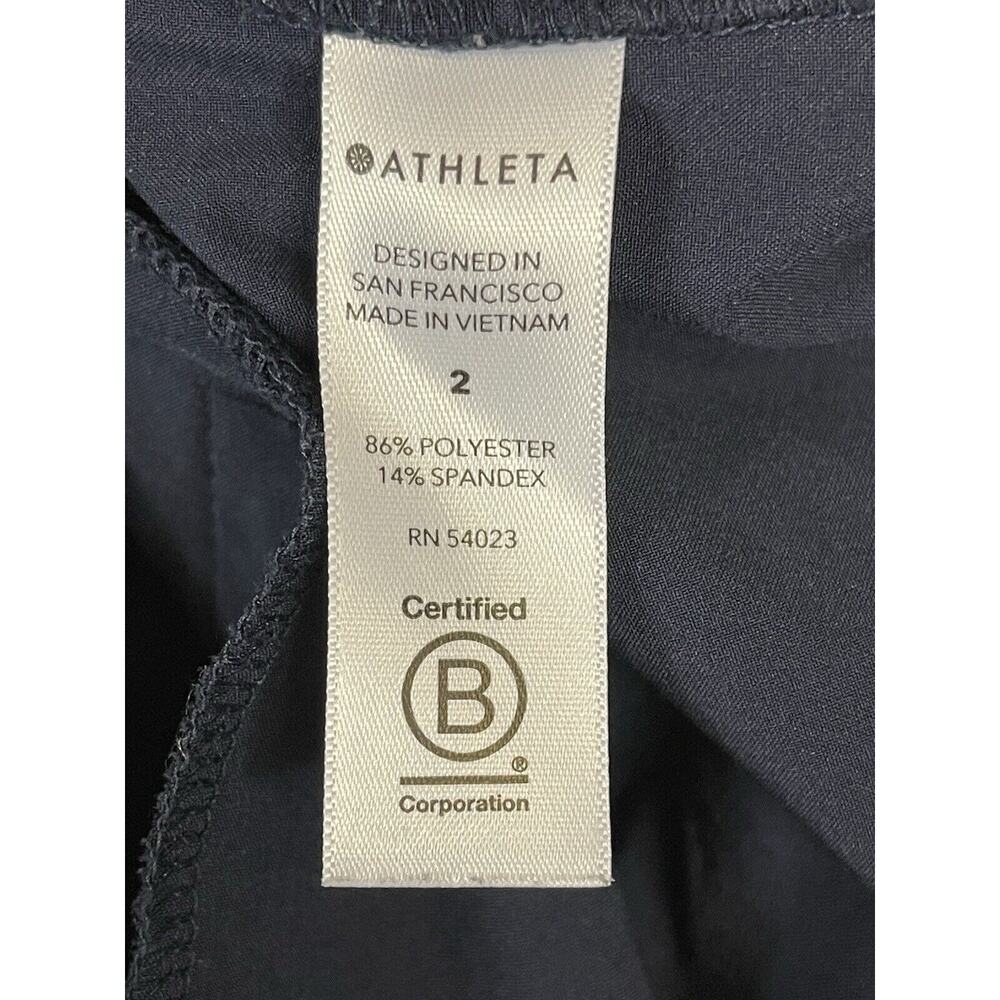 Athleta Pants Adult 2 Blue Jogger Sweatpants Tapered‎ Workout Outdoor Womens - Picture 8 of 12